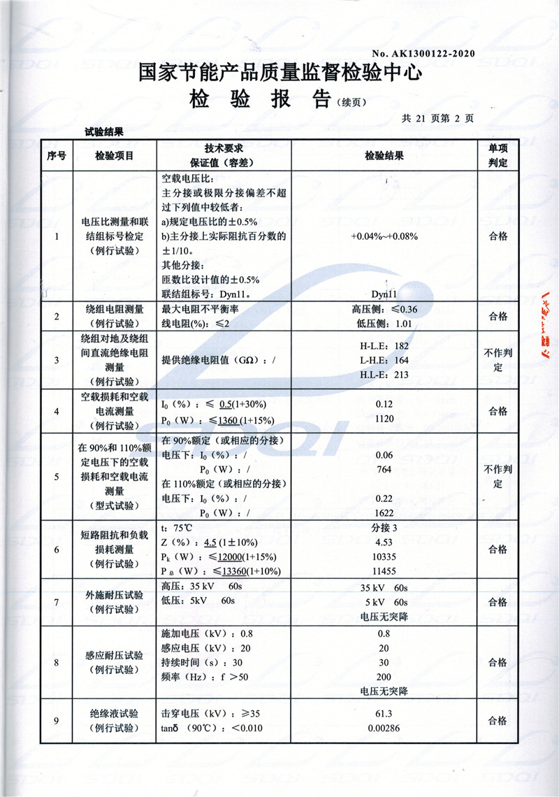 高低压试验报告-S11-1250新泰新泰新泰油浸式变压器-2.jpg